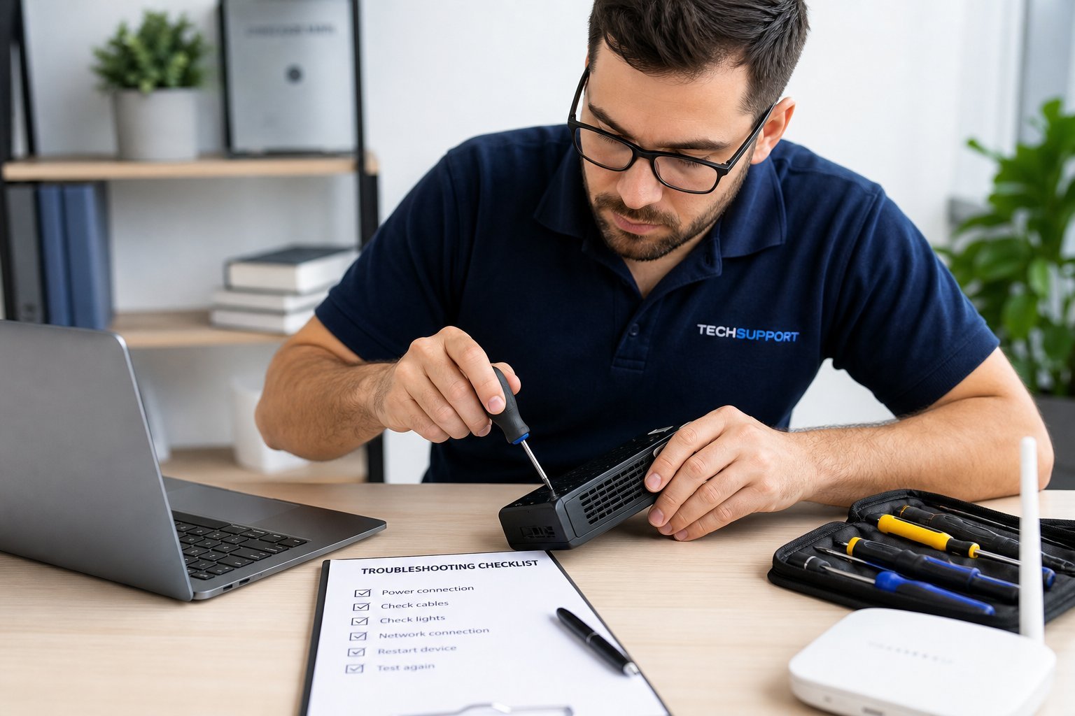 Troubleshoot Any Tech Problem: A Simple Step-by-Step Method